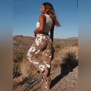 12th Tribe Cow Print Jeans